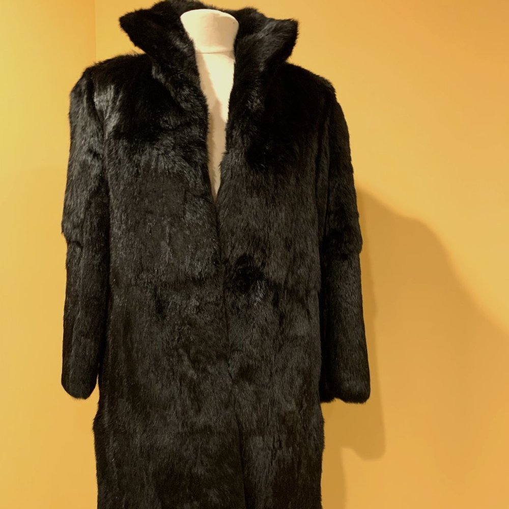 Genuine Rabbit Fur Coat
